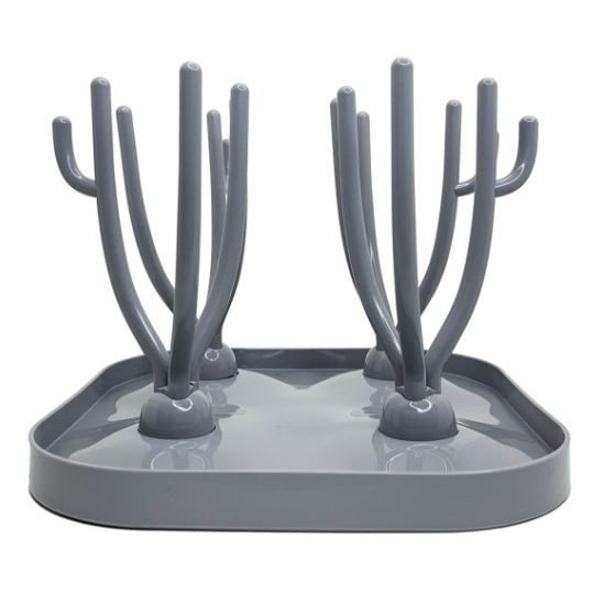 Сушка для дитячих пляшечок "Кактус" (СІРА)