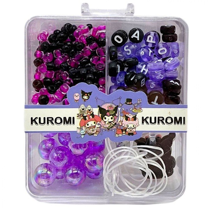 Бісер для плетіння браслетів Аніме з фігуркою Kuromi
