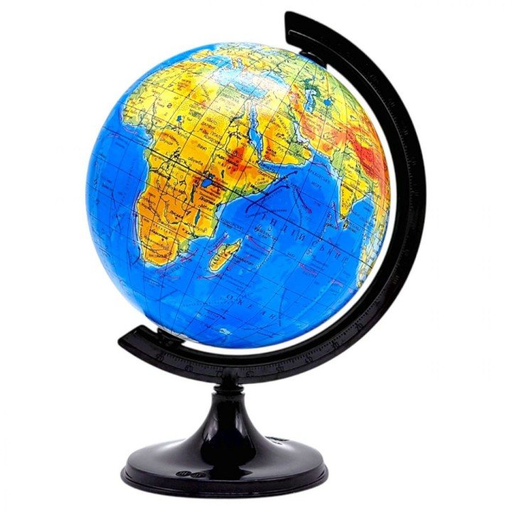 Глобус D110мм український, географічний