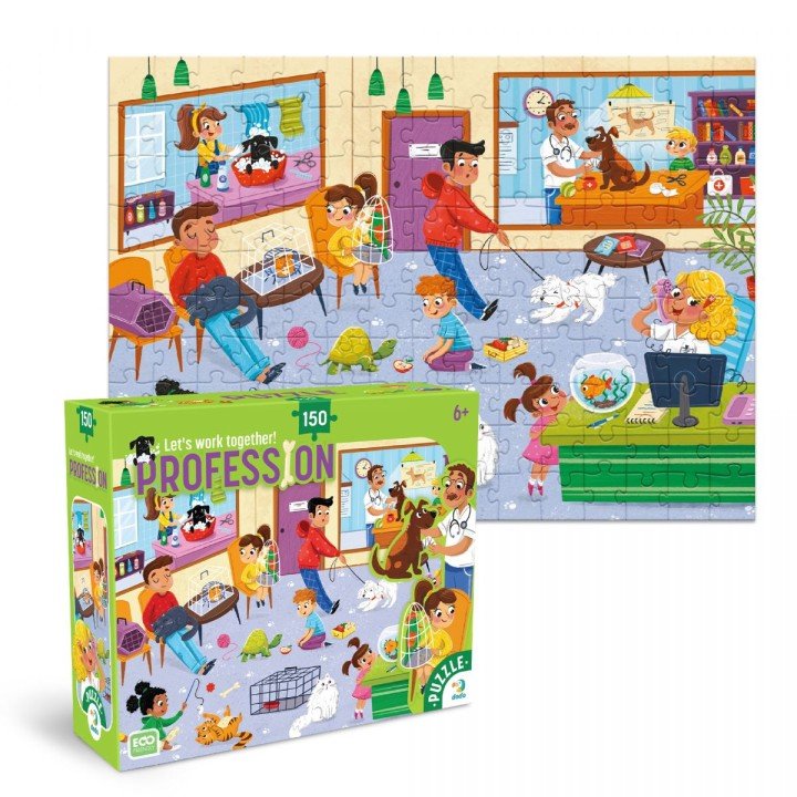 Пазл «Професії. Ветеринар» 150 елементів