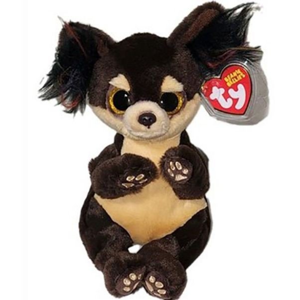 Дитяча іграшка м’яконабивна "Beanie Booʼs. СОБАЧКА ТОФФІ" 15 см