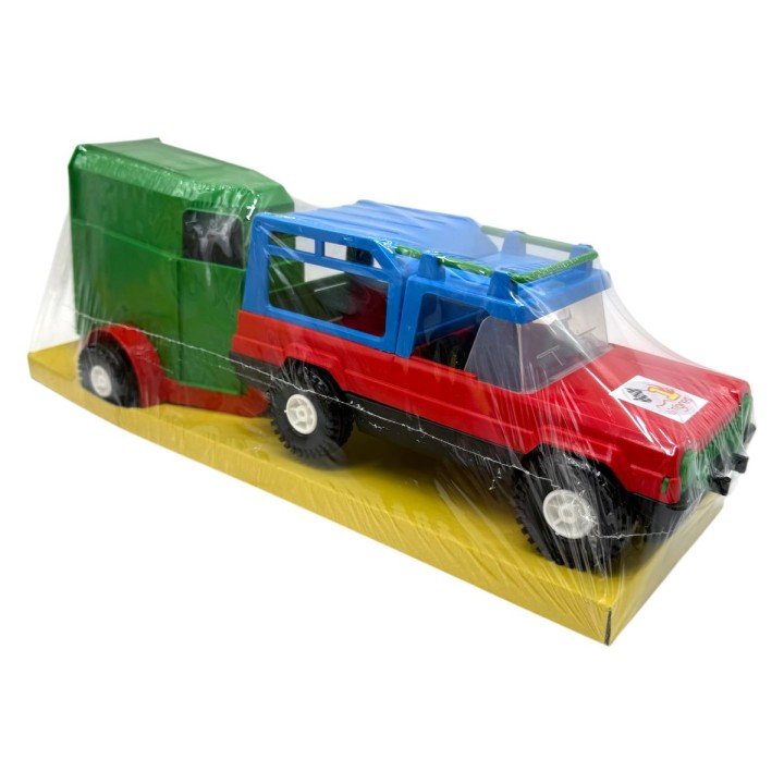 Машина "Мерс з коневози" (червоний + зелений коневоз)