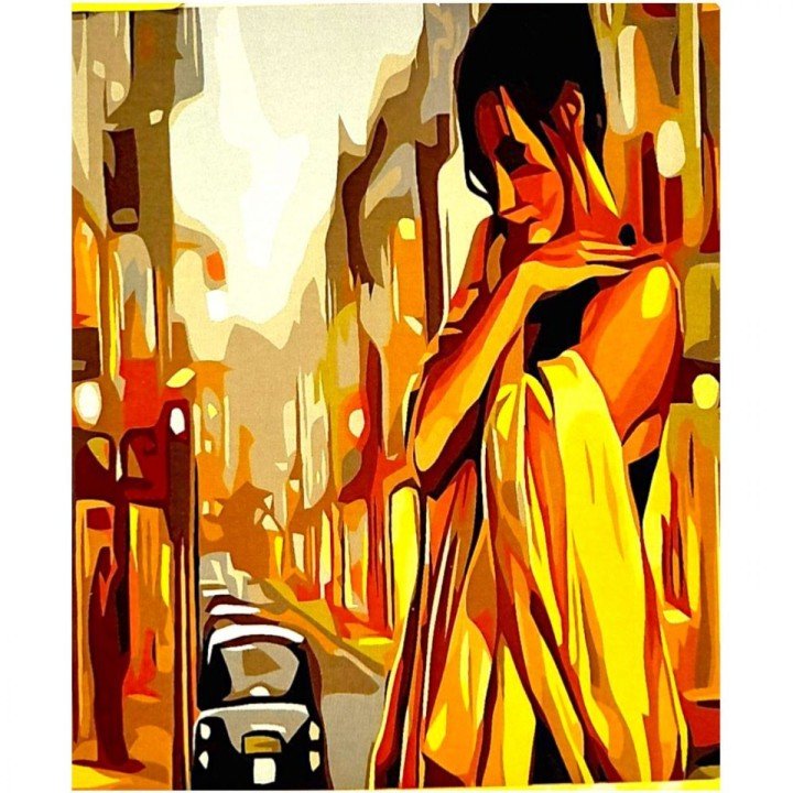 Картина по номерах "Вогнi великого мiста" 40*50 см