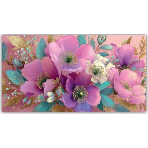 Конверт вітальний (для грошей) 16.5х9х0,5 см