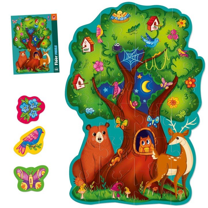 Пазл підлоговий "Лісові звірята"