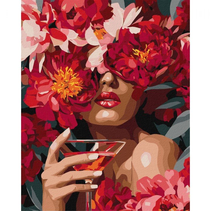 Картина по номерах "Квіткова Спокуса" 40х50 см