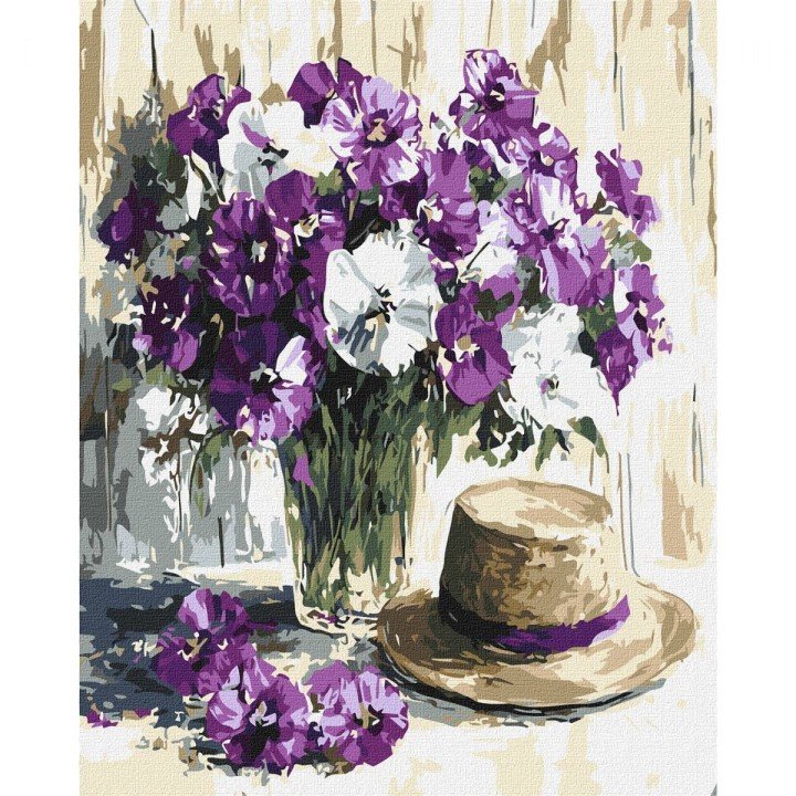 Картина по номерах "Квітковий натюрморт" 40х50 см
