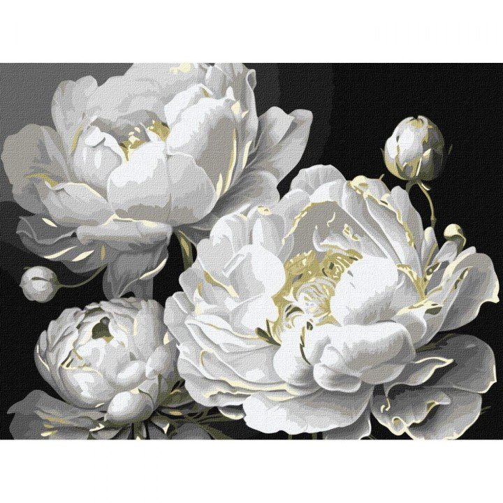 Картина по номерах з фарбами металік "Бездоганна краса" 30х40 см