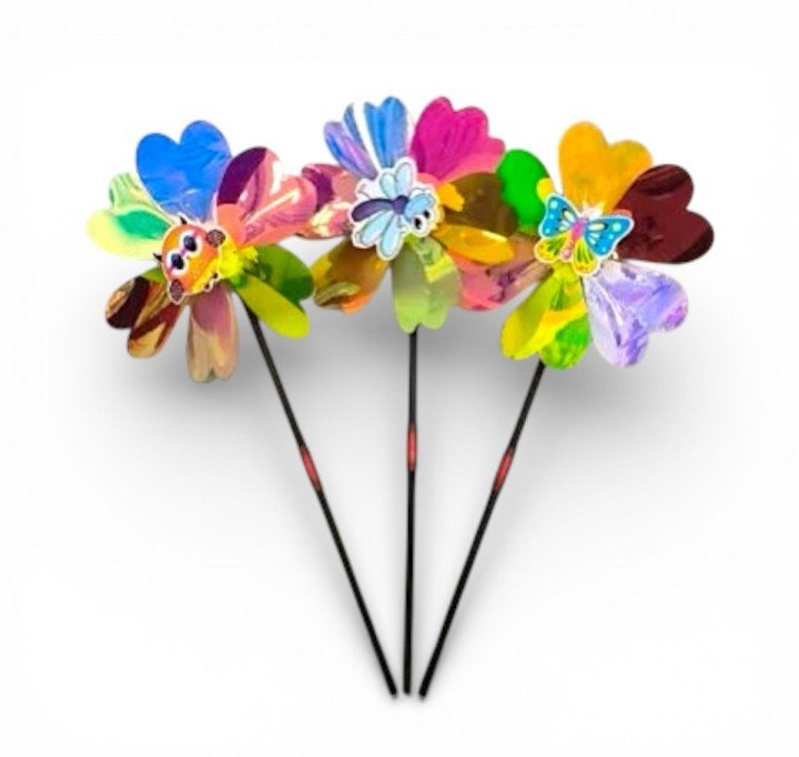 Вітрячок (400) ЦІНА ЗА 1 ШТУКУ (МІКС ВИДІВ), дизайн середини вітрячка може відрізнятись