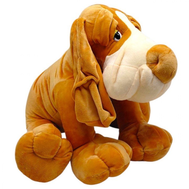 Мʼяка іграшка "Лапоухий песик Бакс", 40 см (РУДИЙ)