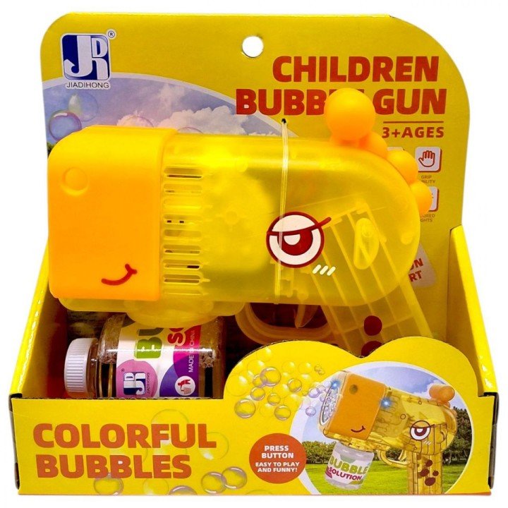 Мильні бульбашки (пістолет, світло), короб. 20*10*20 см