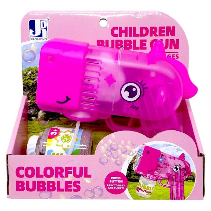 Мильні бульбашки (батар. пістолет, світло, короб. 20*10*20 см)