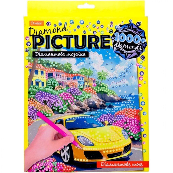 Алмазна мозаїка "Diamond Picture: Діамантове шосе" (20х20)
