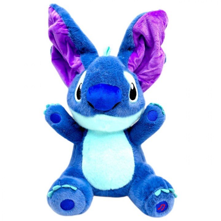 Музична мʼяка іграшка "STITCH" (СИНІЙ)