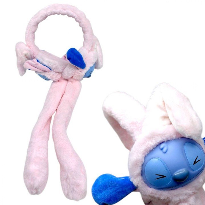 М’які вушка "STITCH" для дітей (РОЖЕВИЙ)