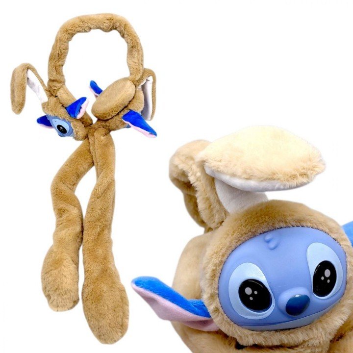 М’які вушка "STITCH" для дітей (БЕЖЕВИЙ)