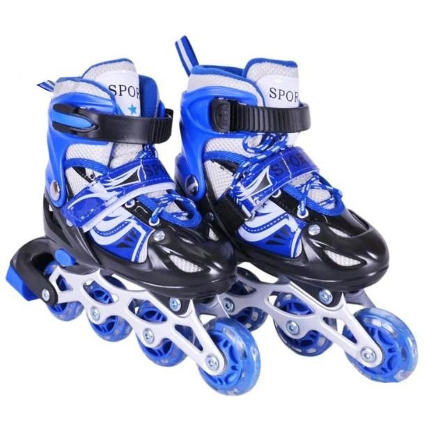 Роликові ковзани  розмір S (30-33) колеса PVC (СИНІ)
