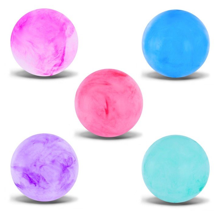 Мʼяч гумовий, 22 см 70 грамм (мікс кольорів)