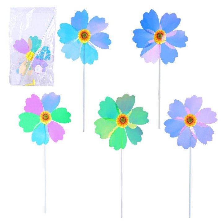 Вітрячок (висота 40 см,1 квітка 22 см, пакет 25*1,5*42 см) мікс видів