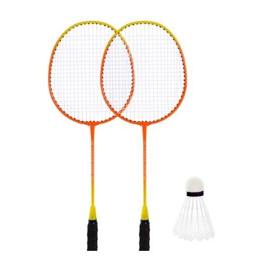 Бадмінтон, 2 ракетки нейлон+ волан у чохлі 65 см (ЧЕРВОНИЙ)