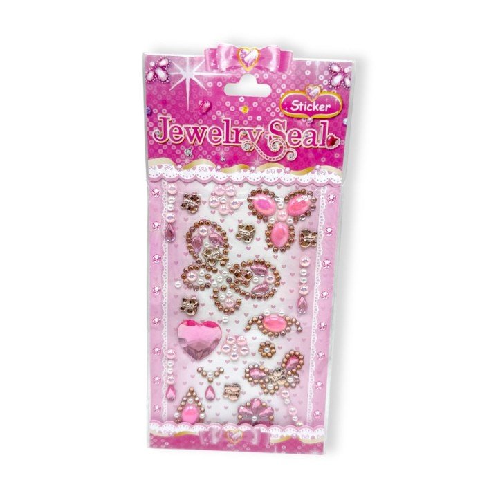 Наліпки-стрази  (світло-рожевий)