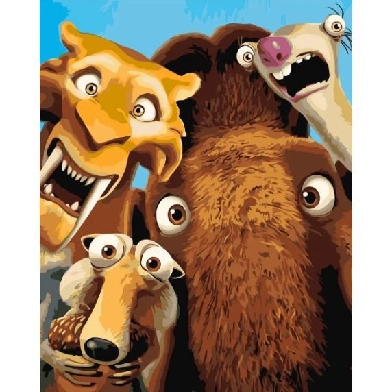 Картина за номерами "Льодовиковий період" 40*50 см