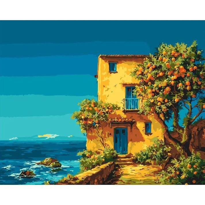 Картина за номерами "Італійський ранок" 40*50 см
