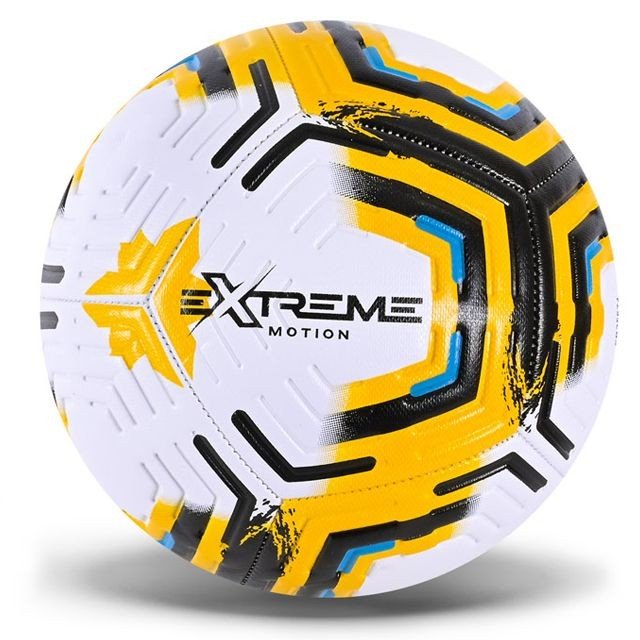 МʼЯЧ ФУТБОЛЬНИЙ №5, PU 400 ГР, БІЛО-ПОМАРАНЧЕВИЙ