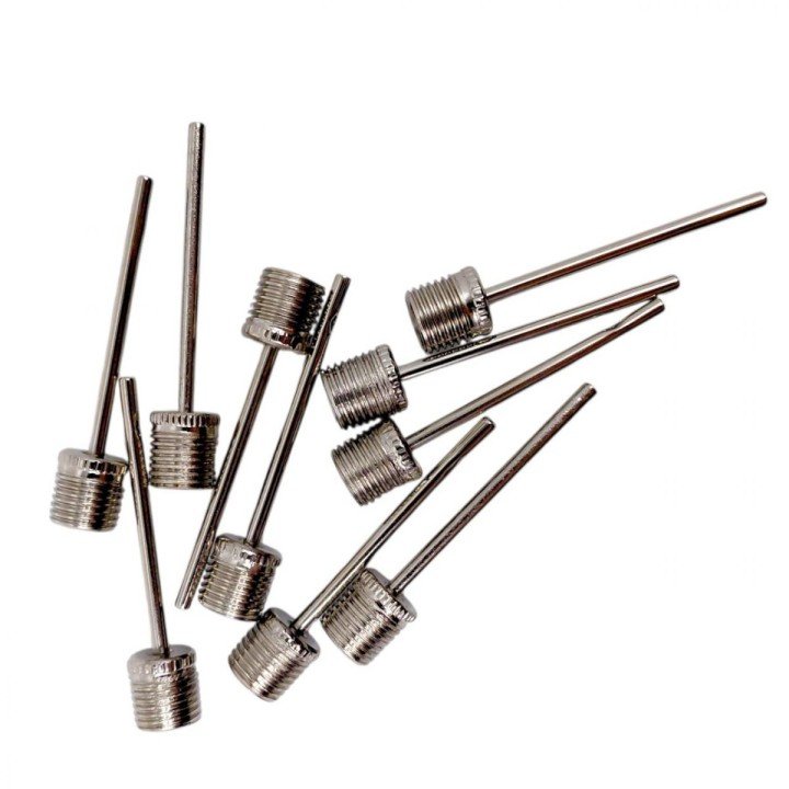 Голка для накачування мʼячів метал 10 штук