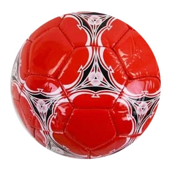 Мʼяч футбольний, №2, 100 грам, матеріал PVC, ЧЕРВОНИЙ