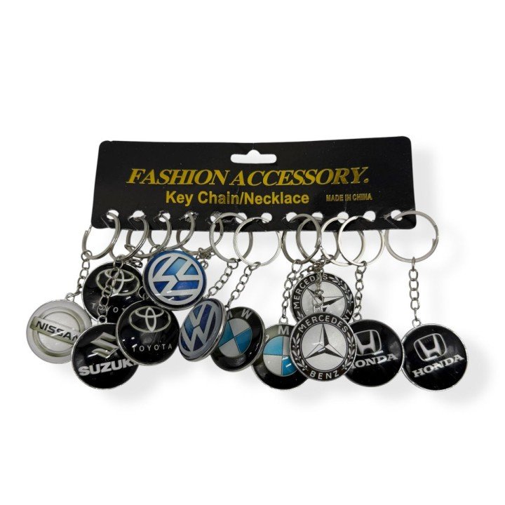 Брелок марки авто (12 шт)