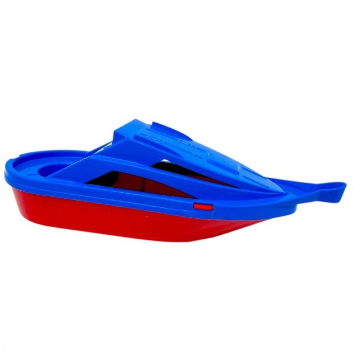 Пластикова іграшка "Катер", СИНІЙ-ЧЕРВОНИЙ