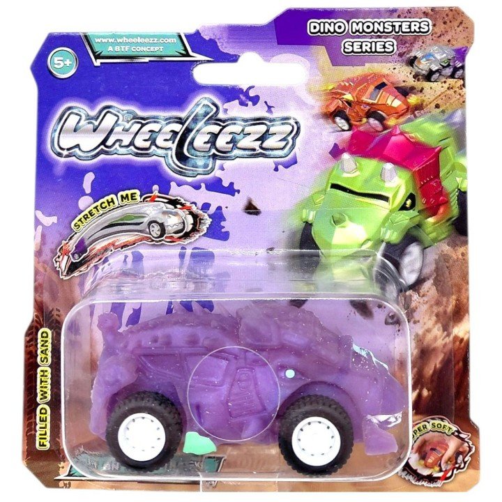 Машинка-тягнучка серії Dino, Wheeleezz (Діно, Віліз) ФІОЛЕТОВИЙ