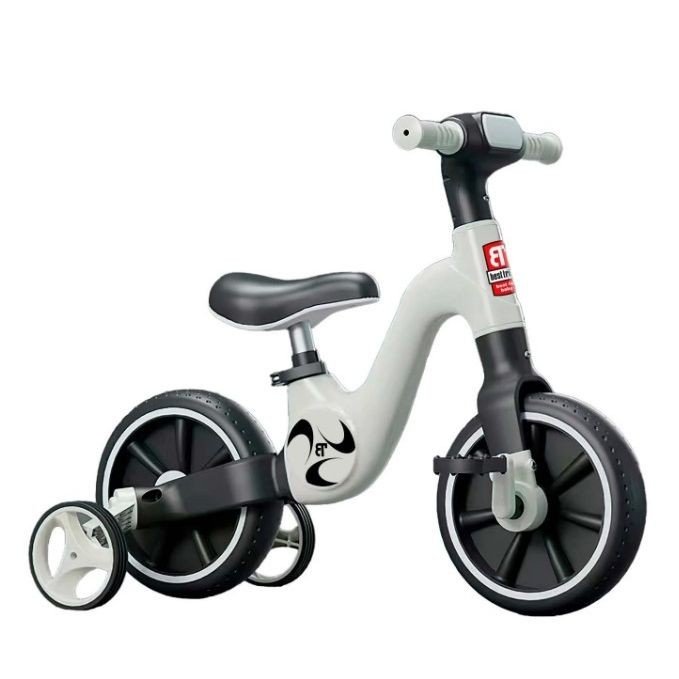 Велосипед-трансформер "Best Trike" колеса 10’’, українське озвучування, з’ємні педалі, з’ємні допоміжні бокові колеса, в коробці