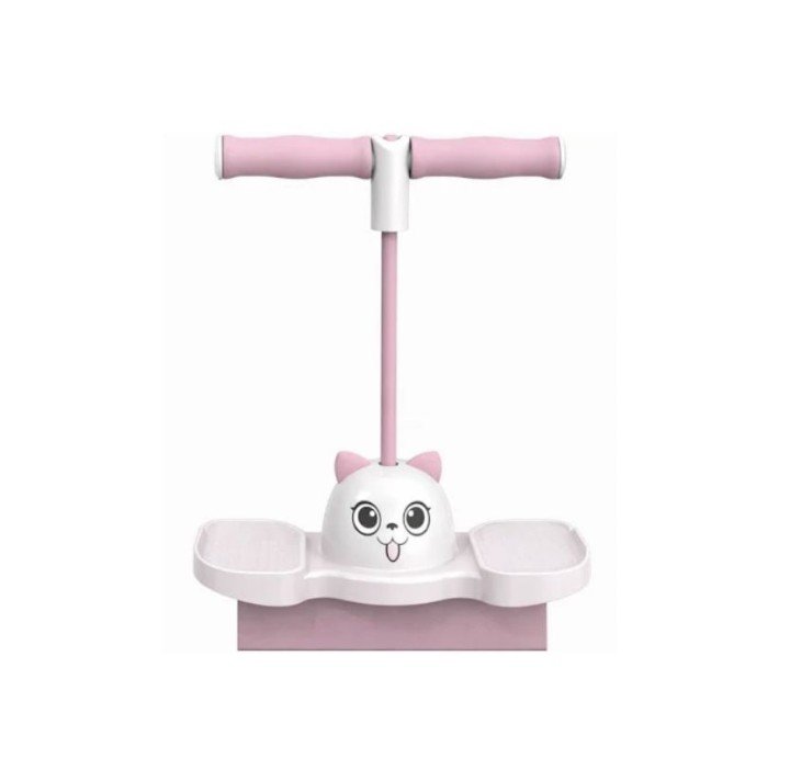 Дитячий джампінг, підсвічування, в пакеті (РОЖЕВИЙ)