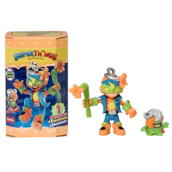 Ігровий набір "SUPERTHINGS серії Neon Power – КАЗУМ-КІД" (ПОМАРАНЧЕВИЙ)