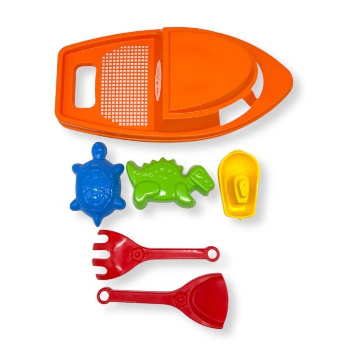 Пісочний набір "Кораблик" помаранчевий