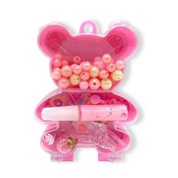 Набір для створення прикрас "Ведмедик" (РОЖЕВИЙ)