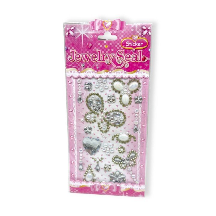 Наліпки-стрази (білий)