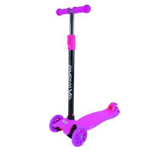 Самокат дитячий 4-х колісний MAXI, колеса PU світяться (РОЖЕВИЙ)