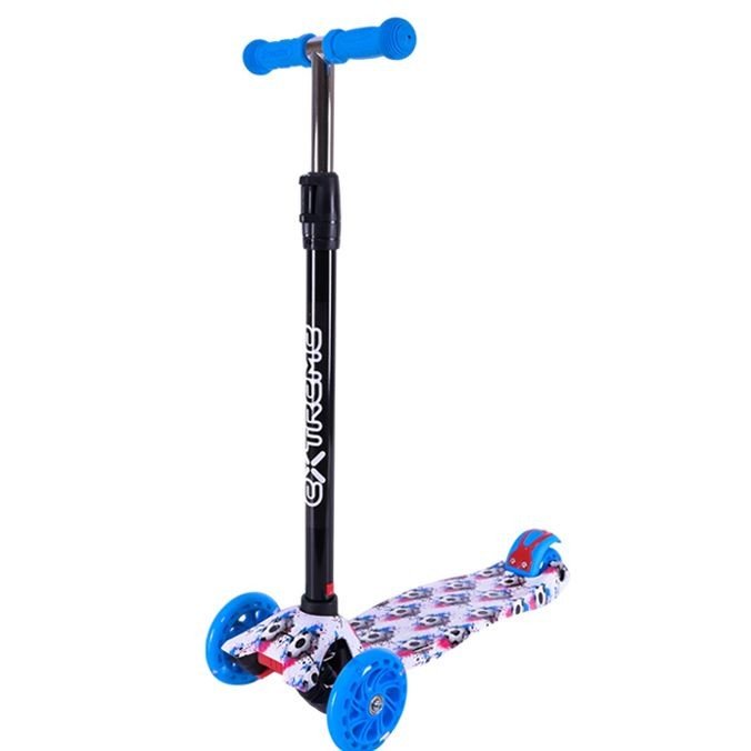 Самокат дитячий 4-х коліс  MAXI, колеса PU світяться (БІЛИЙ)