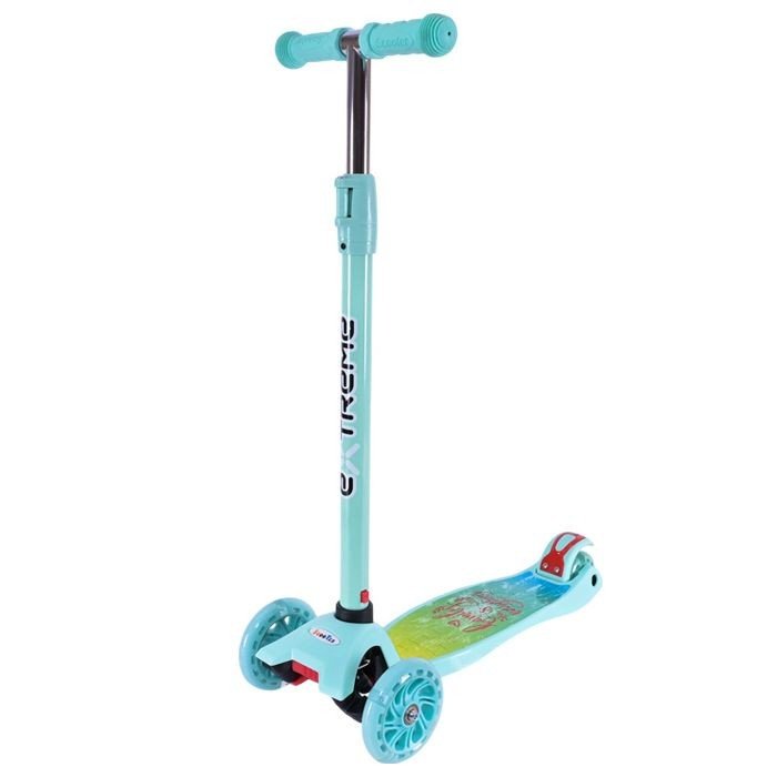 Самокат дитячий 4-х колісний MAXI, колеса PU світяться (ЗЕЛЕНИЙ)