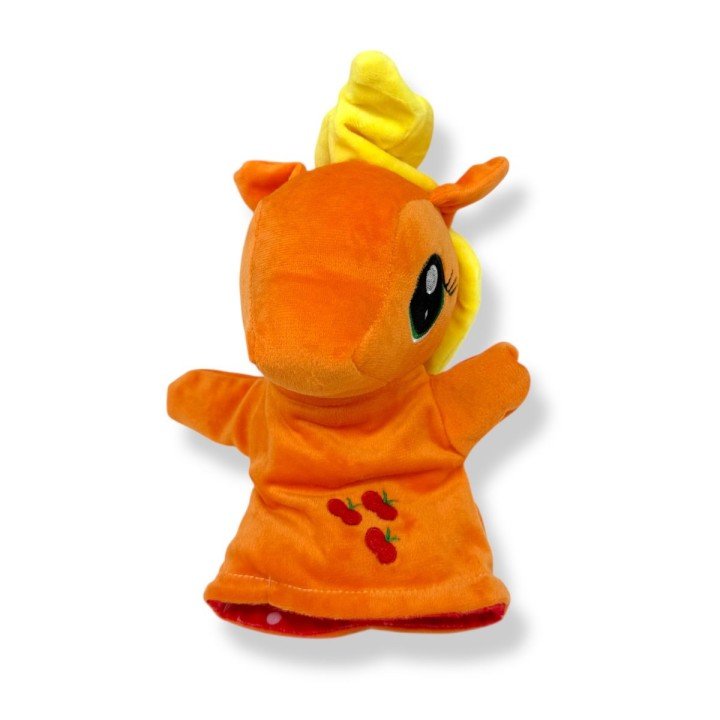 Мʼяка іграшка-рукавичка "Поні" (23см) (ПОМАРАНЧЕВА)