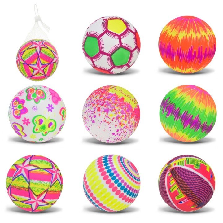 Мʼяч гумовий, 5ʼʼ (мікс кольорів), 35г