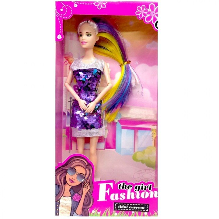 Лялька в сукні з паєтками (БУЗКОВА)