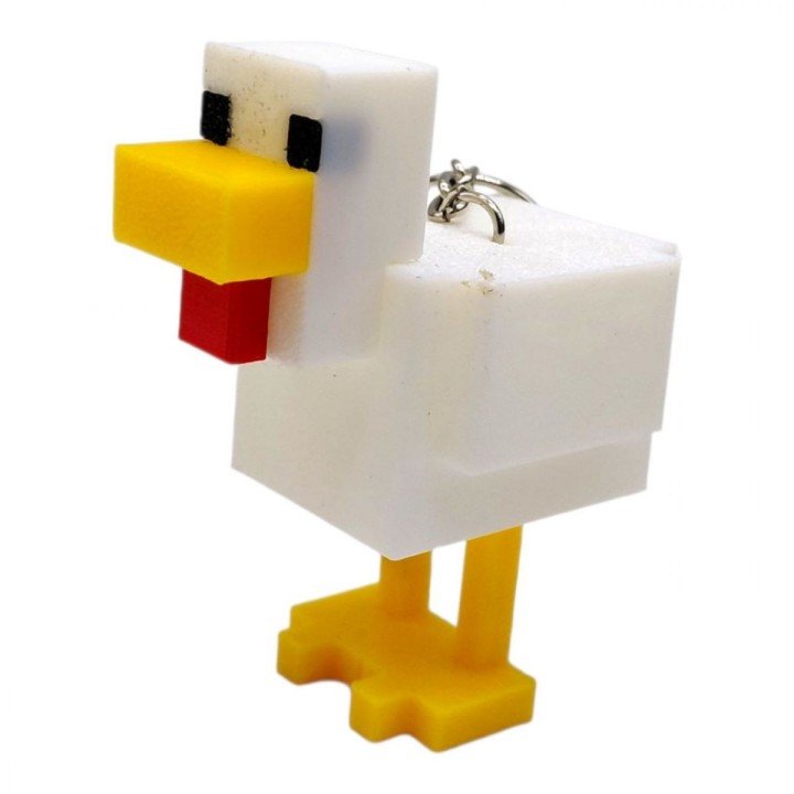3d брелок "Minecraft: Chiken"
