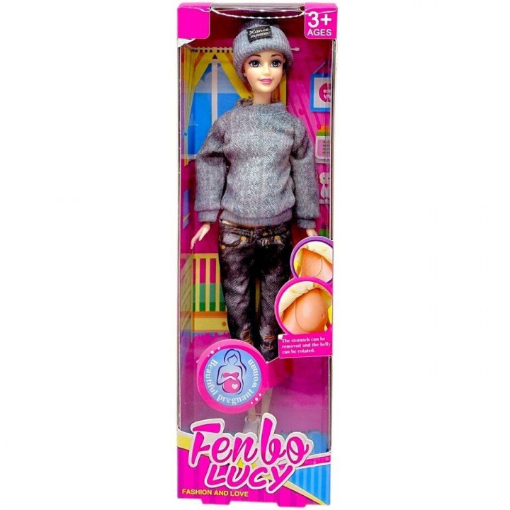 Лялька вагітна "Fenbo Lucy" 29 см (СІРА)