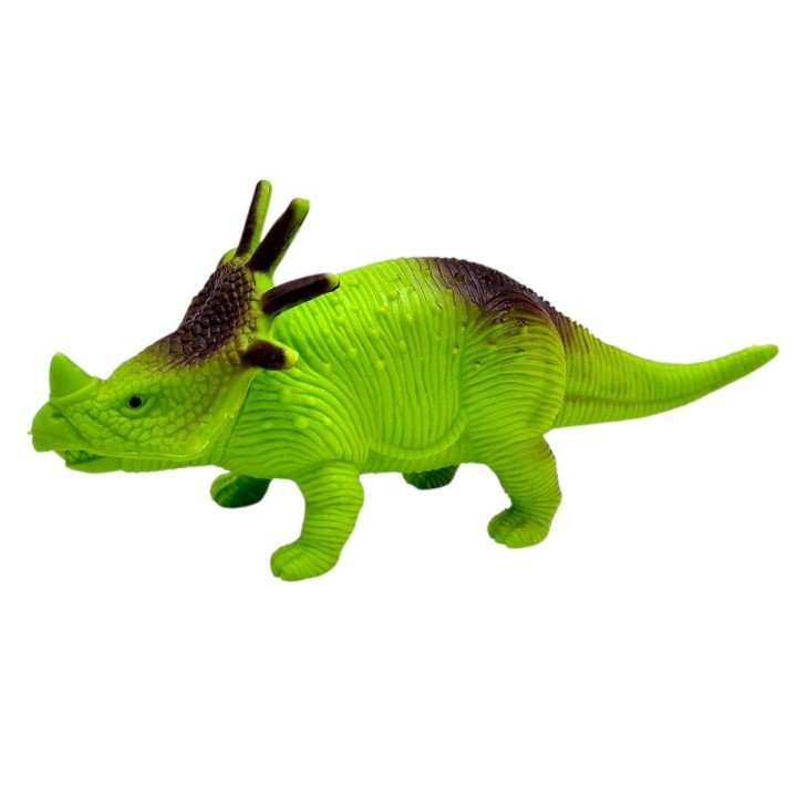 Гумовий динозавр "Dino World" (САЛАТОВИЙ)