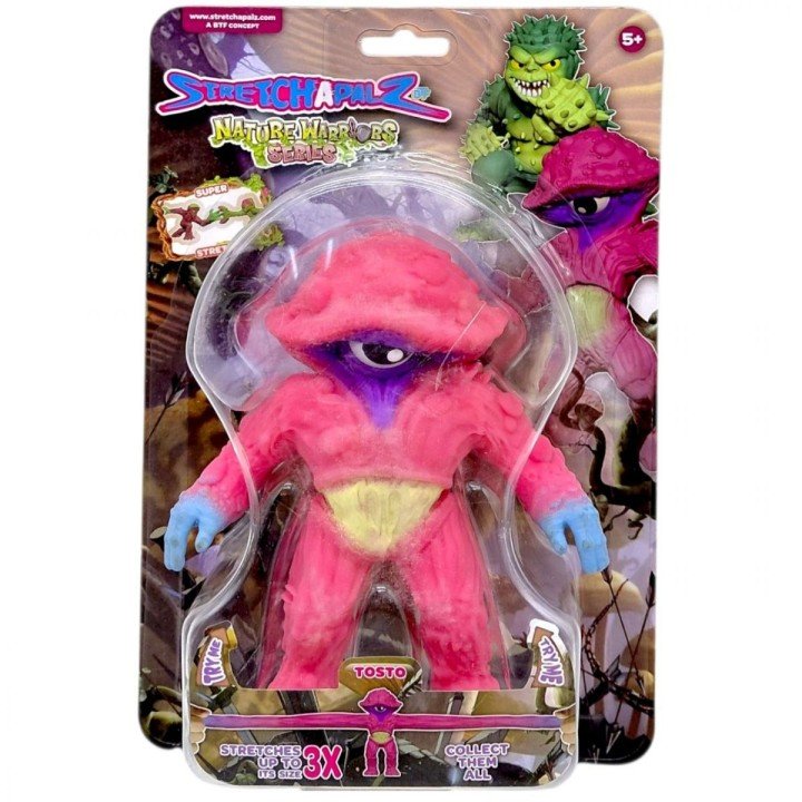 Іграшка-тягнучка Стрейчапалз 14см, серія Nature Warriors (Нейчер воріерс) TOSTO
