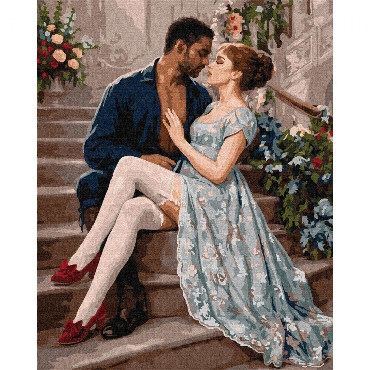 Картина по номерах з фарбами металік "Мереживо таємниць" 40х50см